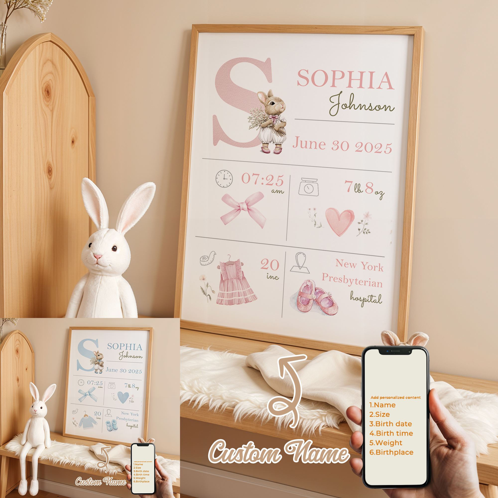 Personalized Custom Name Carto - Home Decor On Wall avis et prix