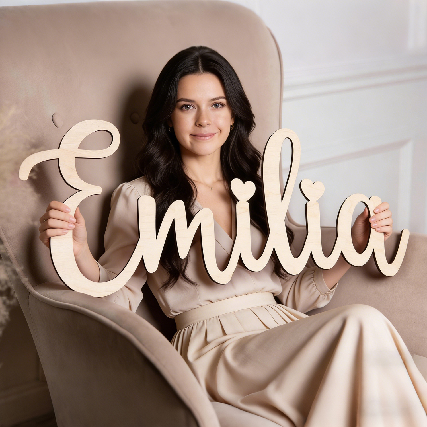 1pc personalized custom wooden - Home Decor On Wall avis et prix