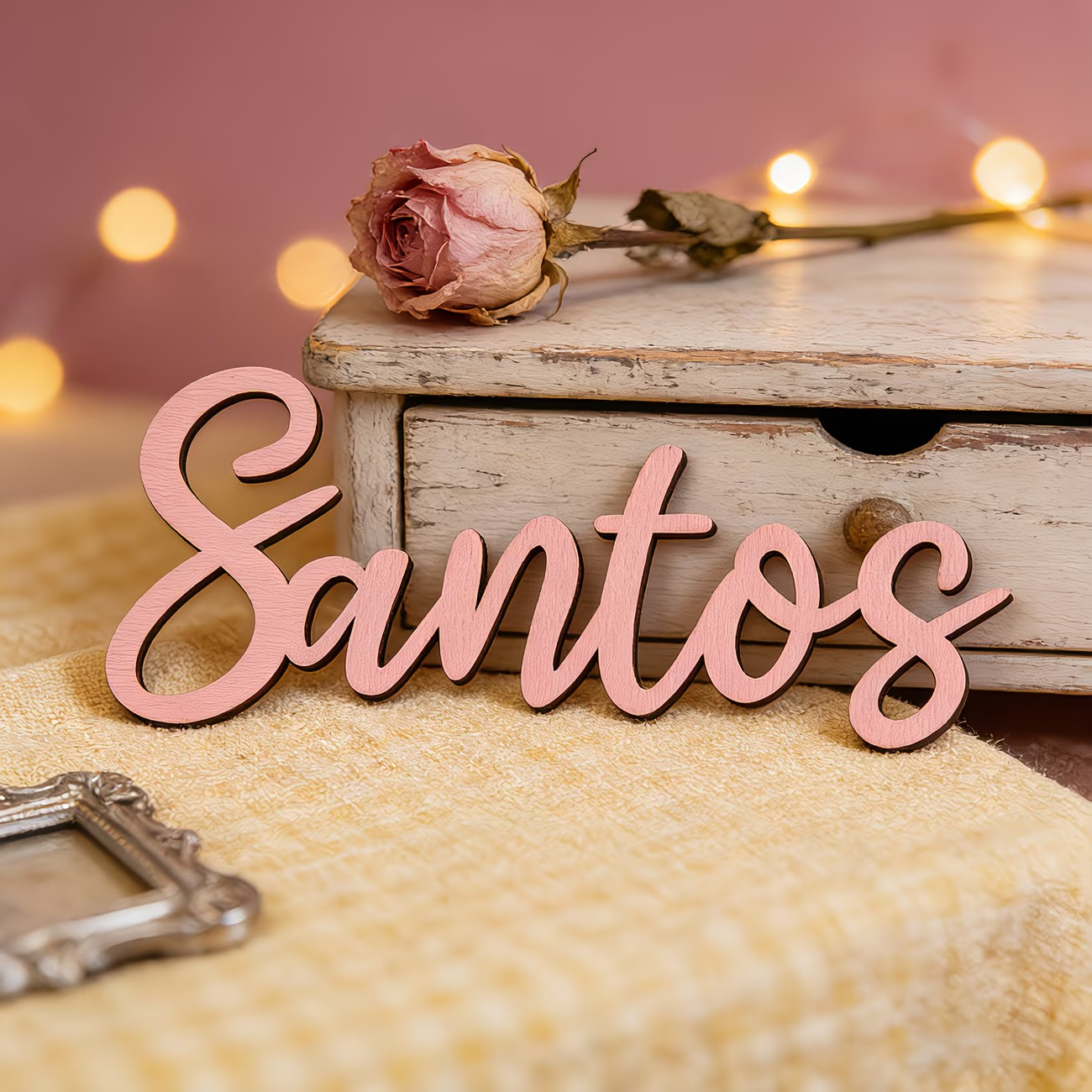 1pc personalized custom wooden - Home Decor On Wall avis et prix
