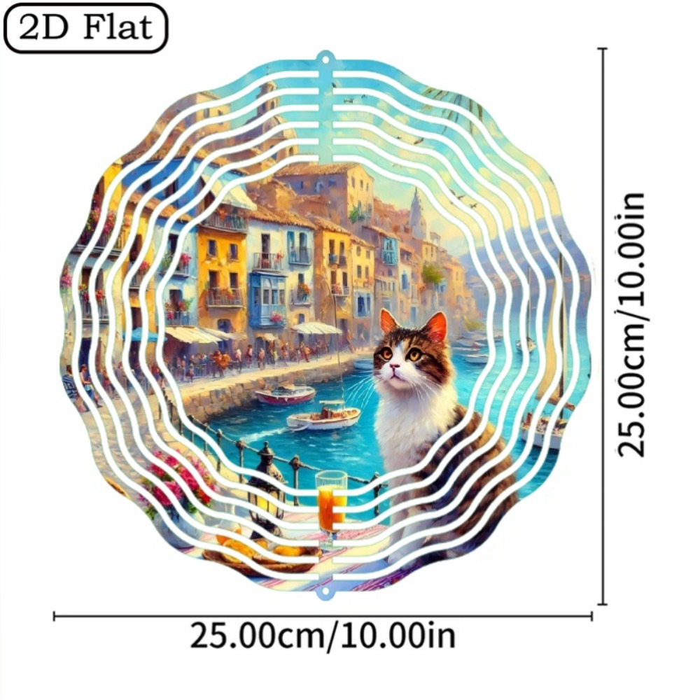 Boho 2D Water Cat Rotating Win - Boho Wind Chimes avis et prix