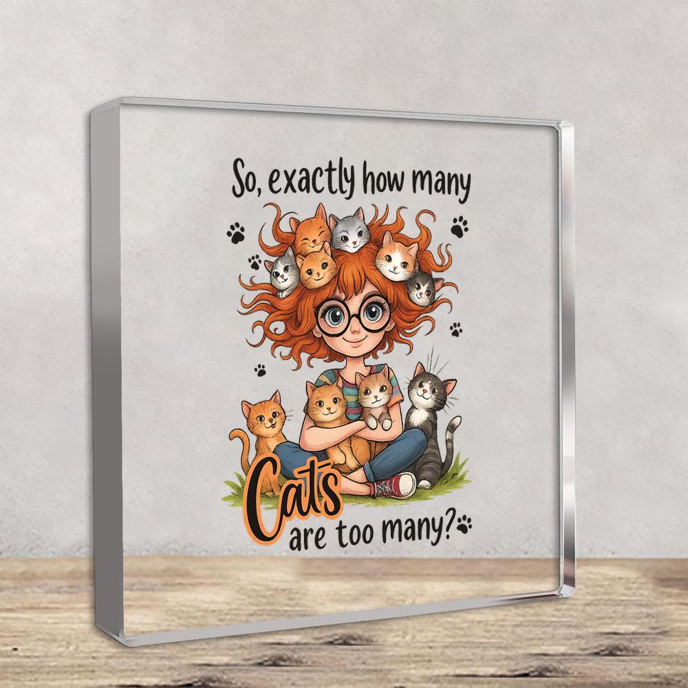 Cute Acrylic Cat Desk Decor, C - Home Decor How To avis et prix