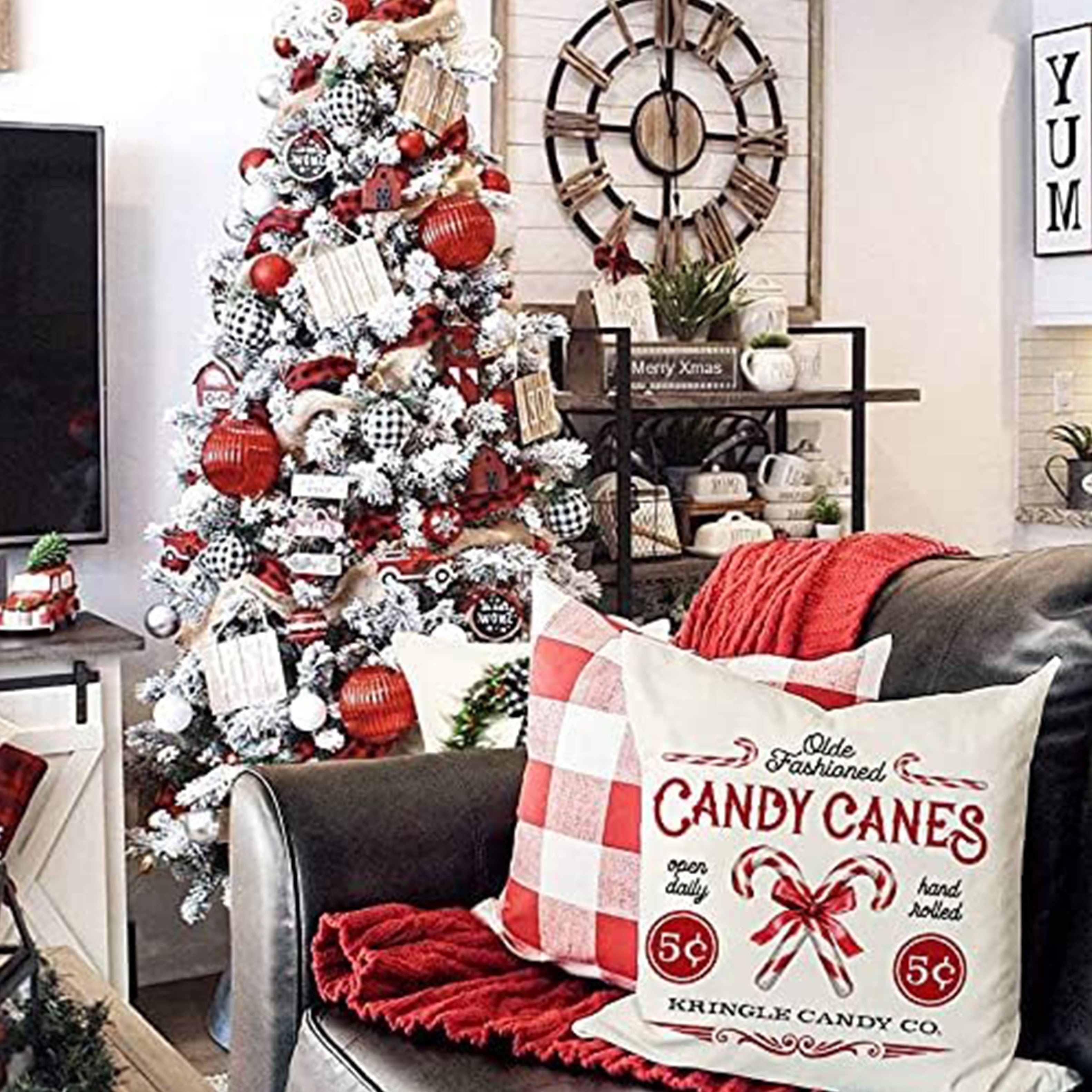 1pc Christmas Season Farmhouse - Home Xmas Decor Ideas avis et prix