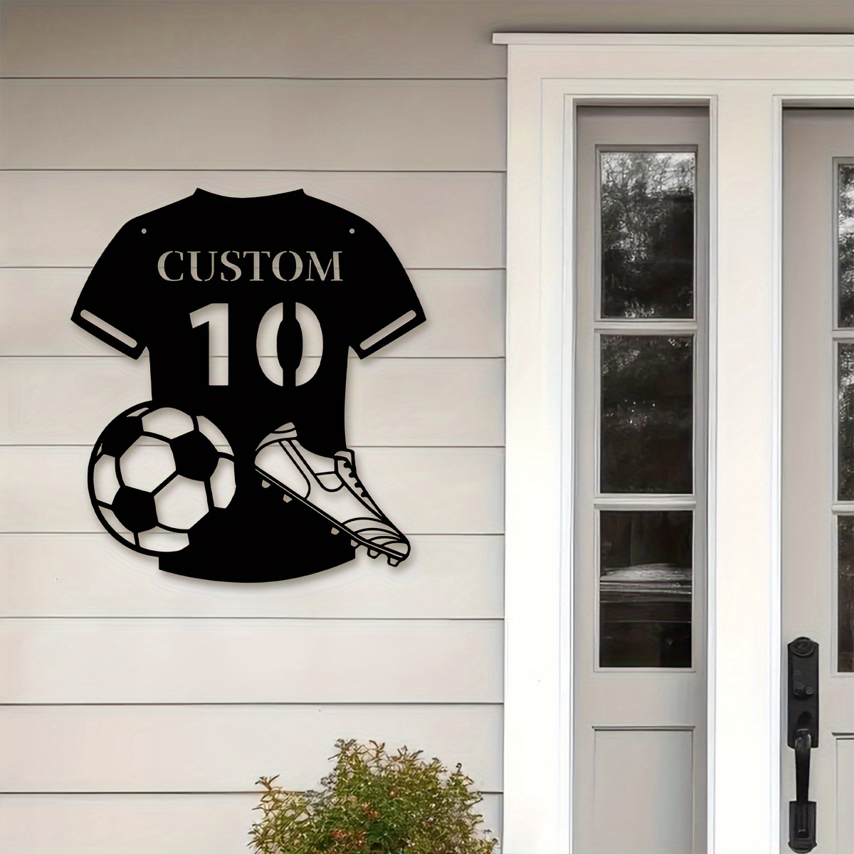Custom Metal Soccer Jersey Sig - Home Decor On Wall avis et prix