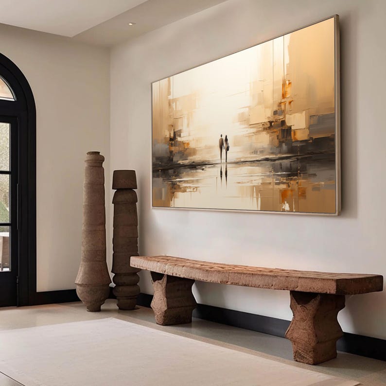 100% Handmade Modern Abstract  - Abstract Oil Painting avis et prix