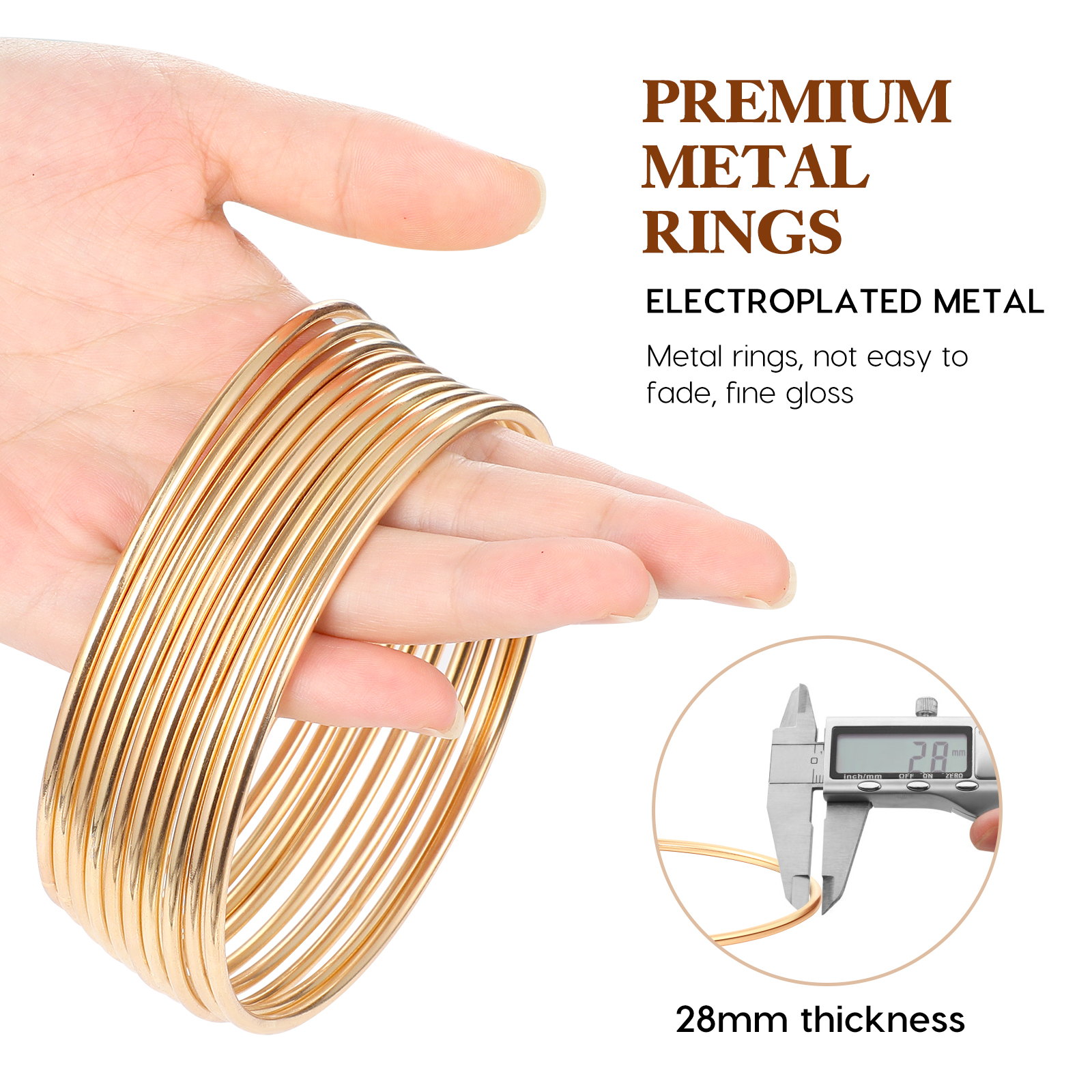 10pcs Metal Rings DIY Adornmen - Home Decor Diy Ideas avis et prix