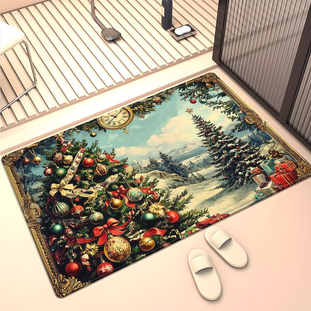 Christmas Tree Rug Crystal Vel - Home Xmas Decor Ideas avis et prix