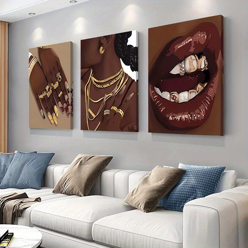 3pcs Framed Abstract Canvas Ar - Abstract Oil Painting avis et prix