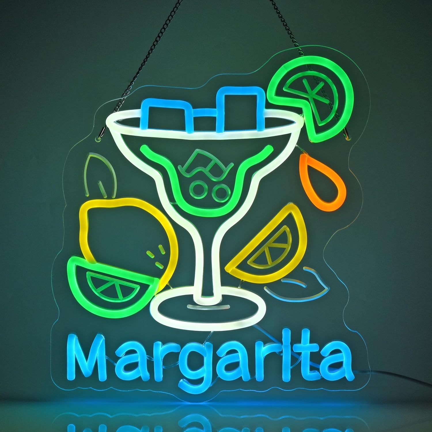 Margarita Neon Sign Wall Art D - Home Decor Light avis et prix