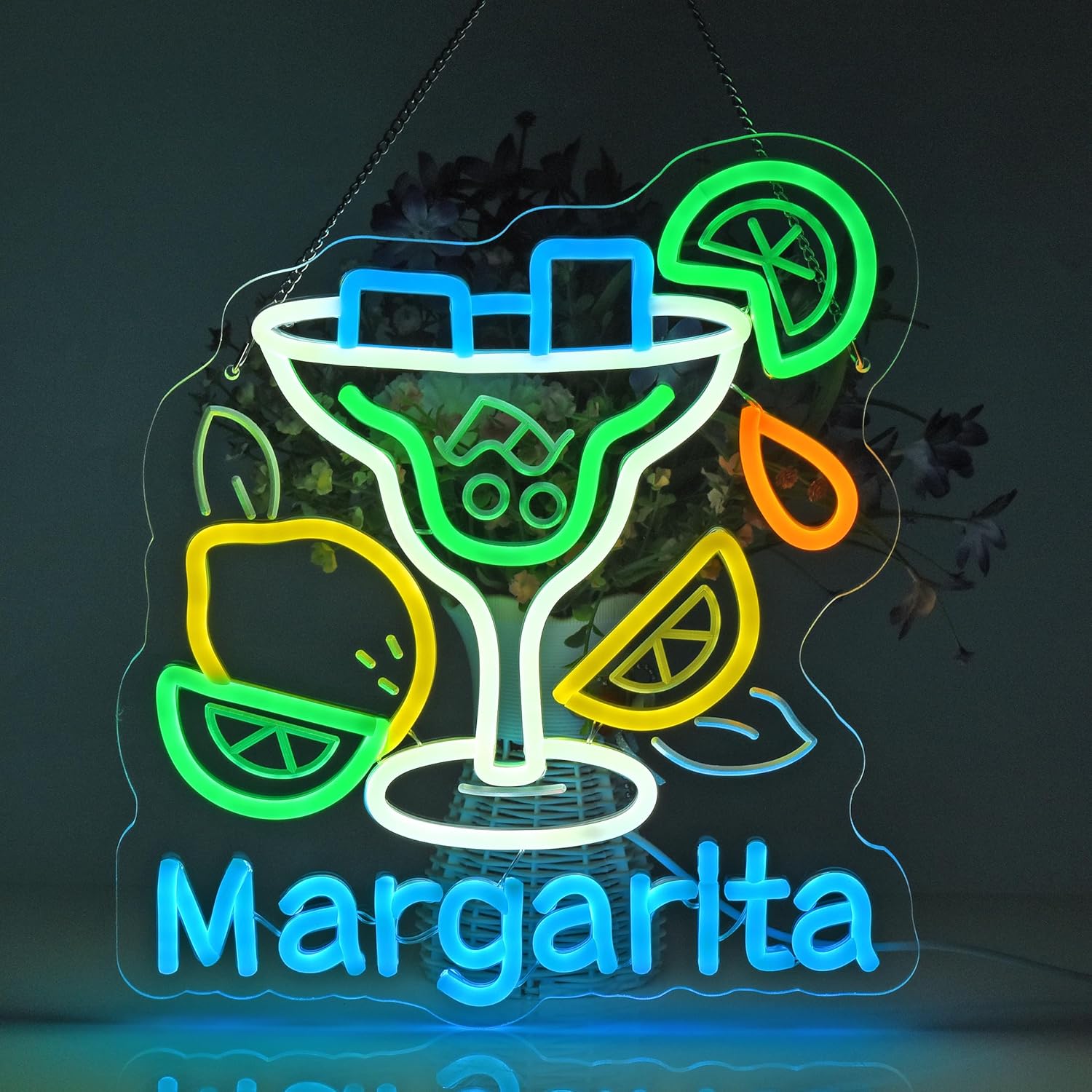 Margarita Neon Sign Wall Art D - Home Decor Light avis et prix