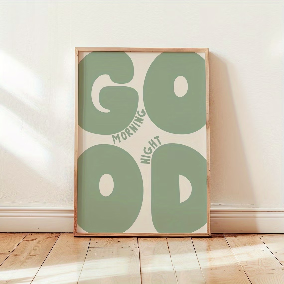 Modern Green Good Morning Good - Home Decor On Wall avis et prix