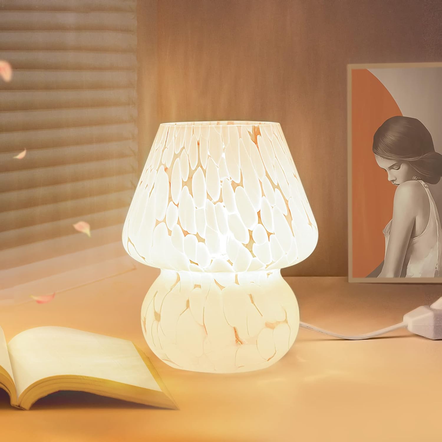 Cute Mushroom Lamp Set of 2, S - Home Decor Kitchen avis et prix