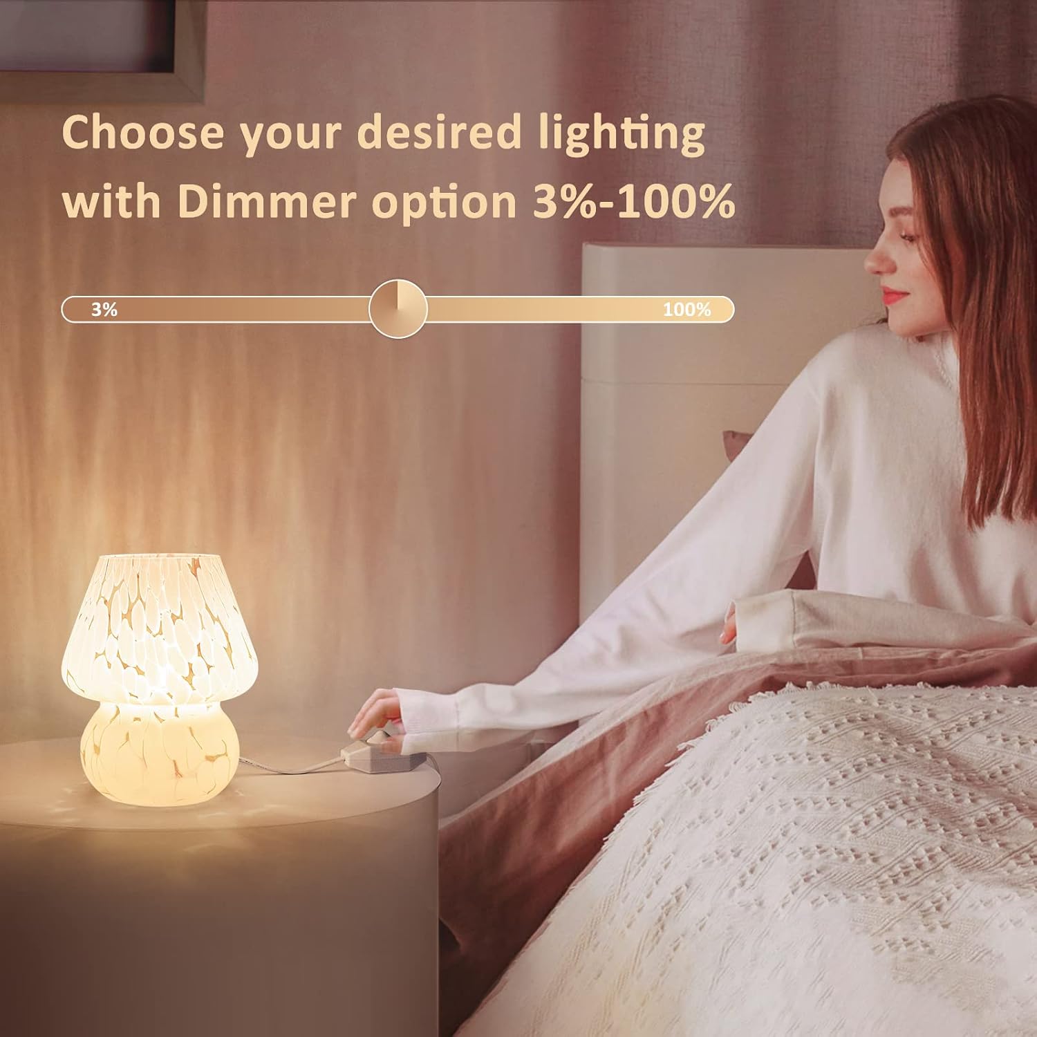 Cute Mushroom Lamp Set of 2, S - Home Decor Kitchen avis et prix
