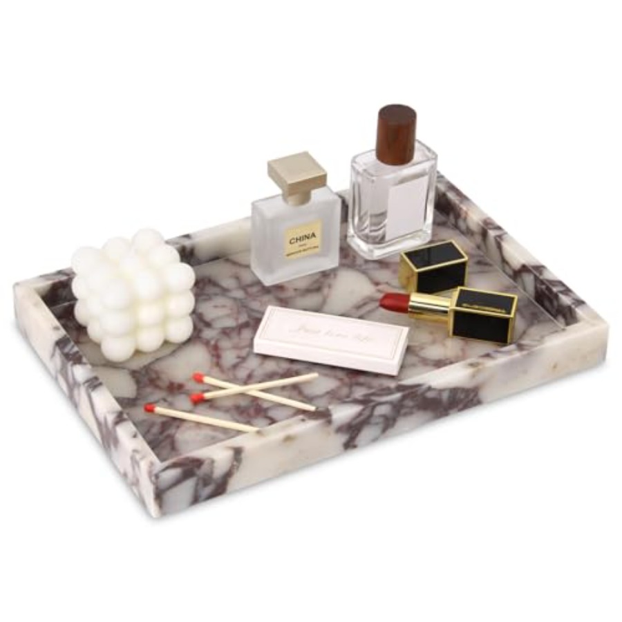 Marble Bathroom Vanity Tray, N - Home Decor In avis et prix