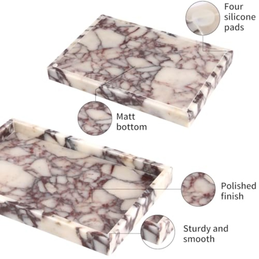Marble Bathroom Vanity Tray, N - Home Decor In avis et prix