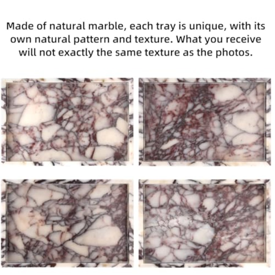 Marble Bathroom Vanity Tray, N - Home Decor In avis et prix