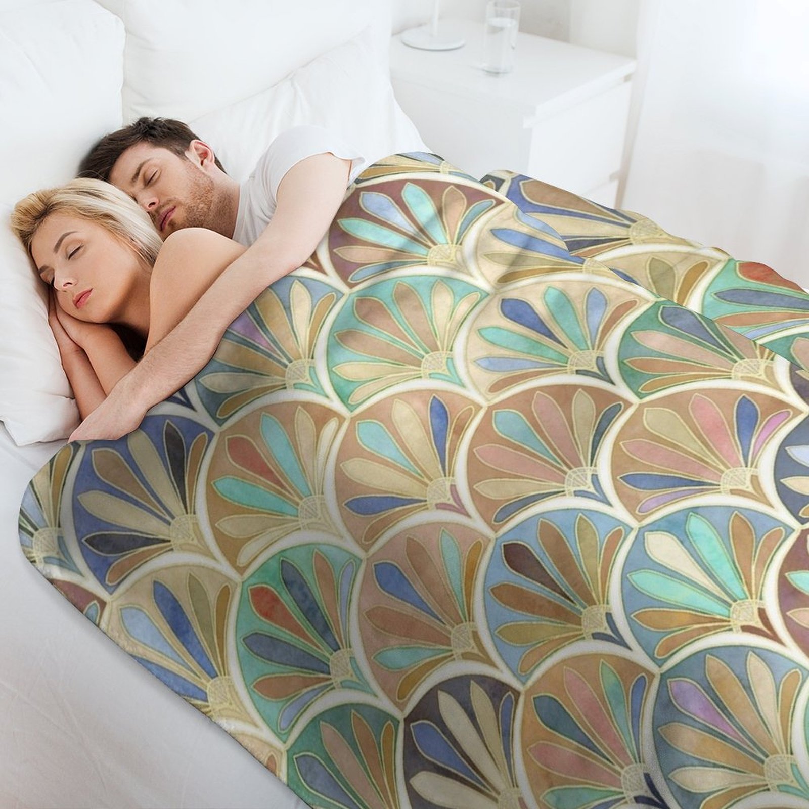 Autumn Neutrals Vintage Twenti - Neutral Throw Blanket avis et prix
