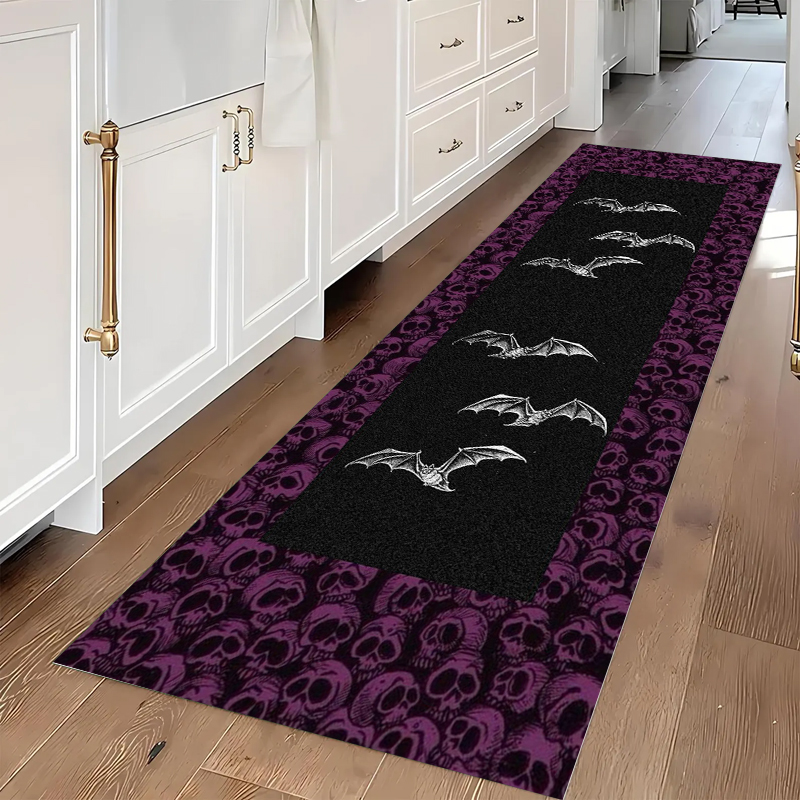 Gothic Skull & Bat Runner Area - Home Decor Retailers avis et prix