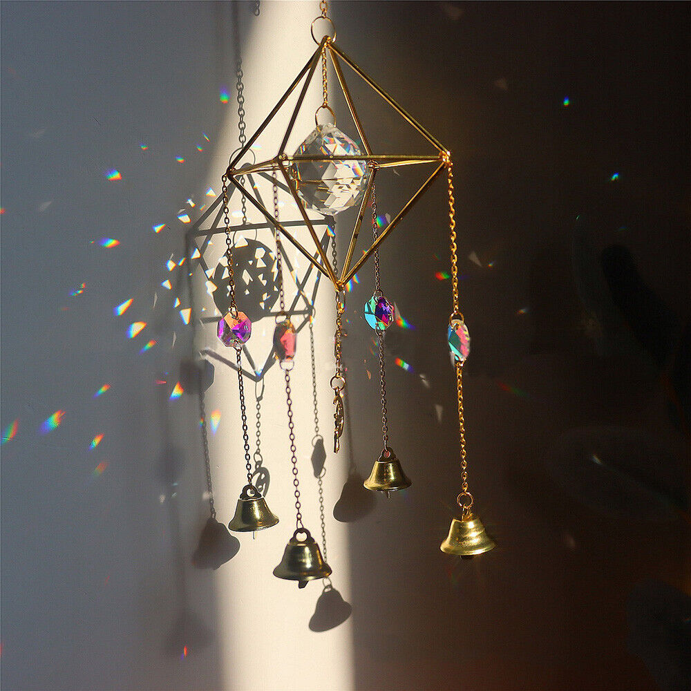 Star Moon Crystal Sun Catcher  - Boho Wind Chimes avis et prix