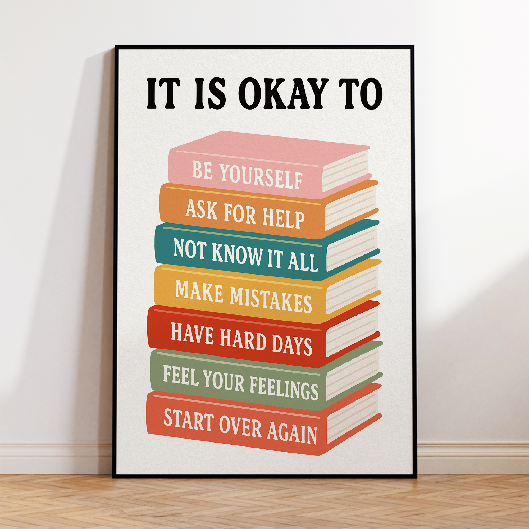 Modern Interesting It Is Okay  - Home Decor On Wall avis et prix
