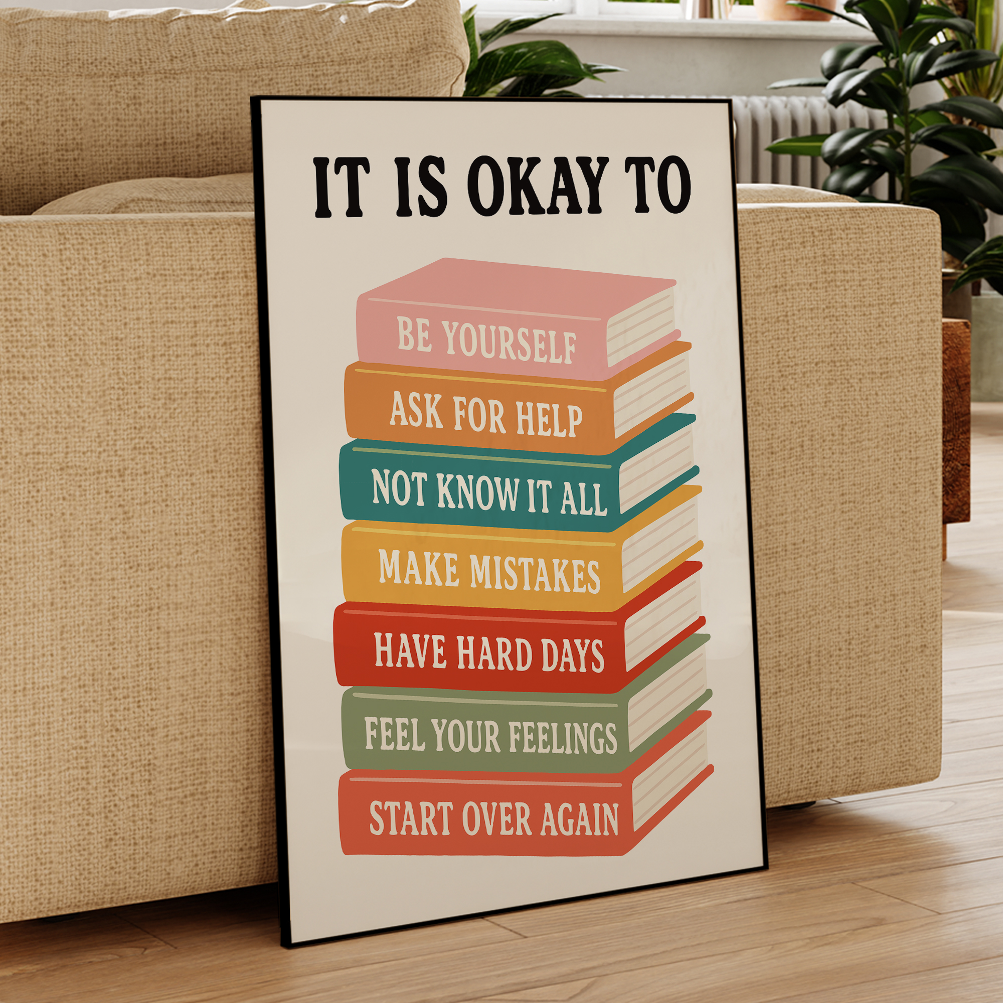 Modern Interesting It Is Okay  - Home Decor On Wall avis et prix