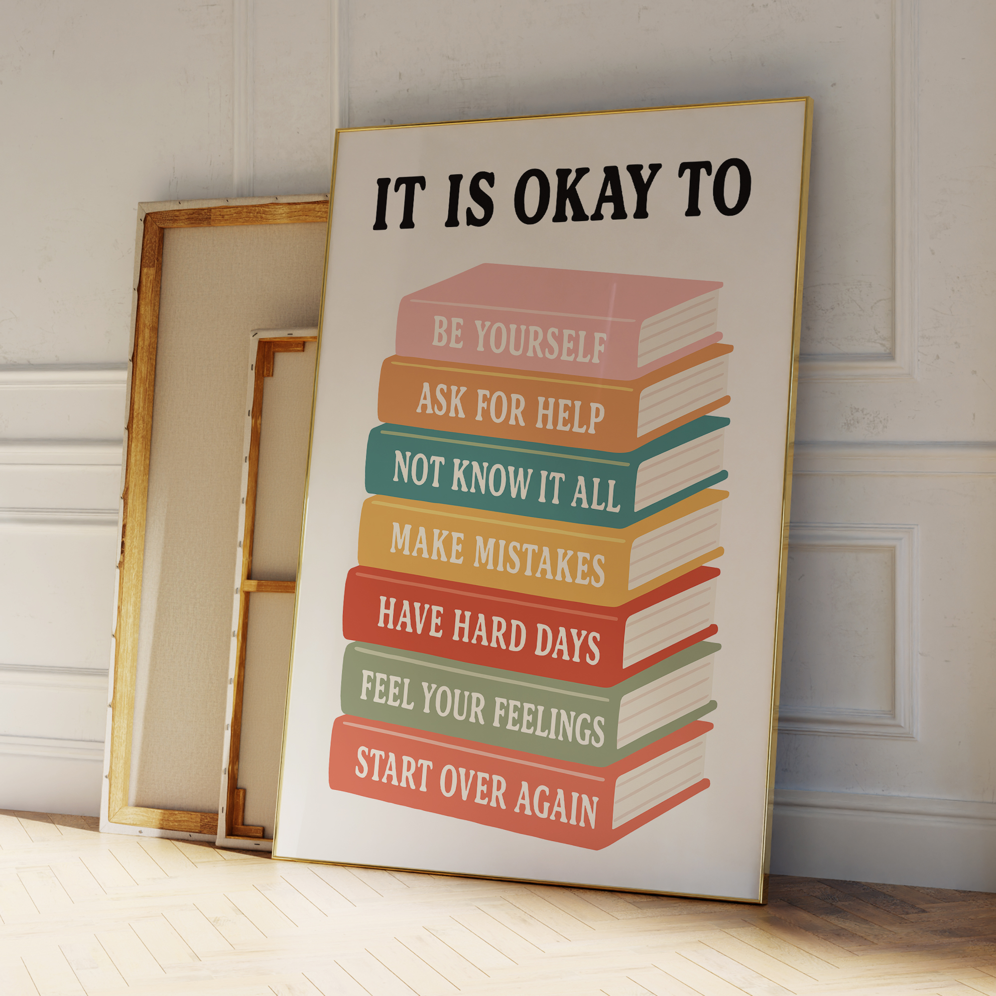 Modern Interesting It Is Okay  - Home Decor On Wall avis et prix