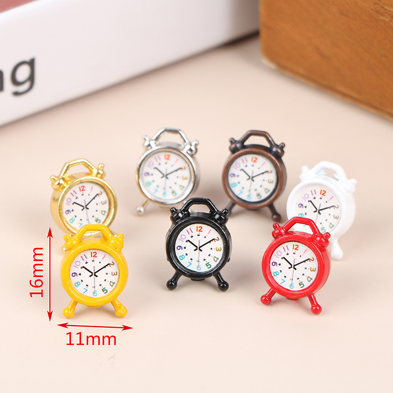 1PC 1:12 Scale Alarm Clock Dol - Home Decor Unique Items avis et prix