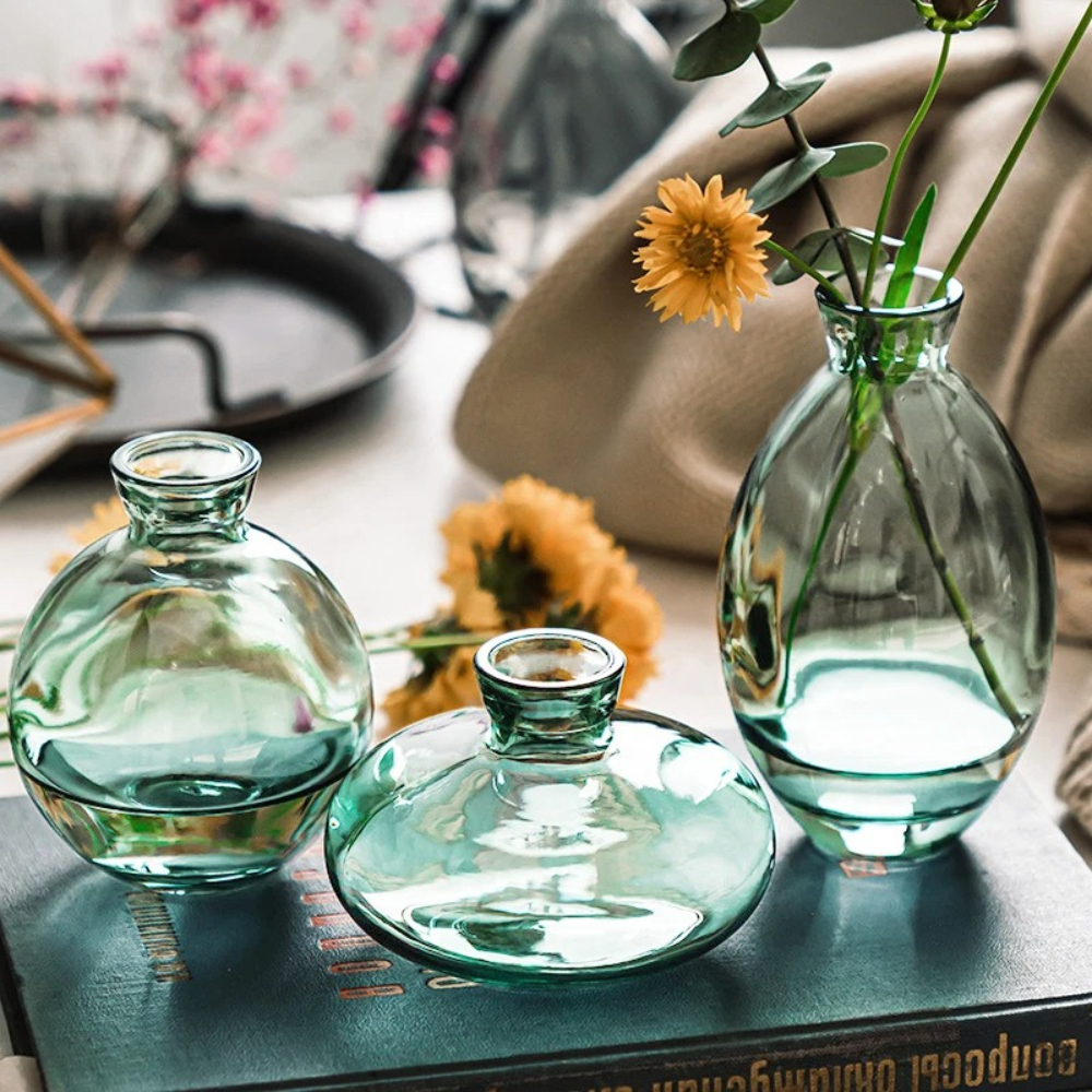 Nordic Transparent Glass Vase  - Glass Vase Nordic avis et prix