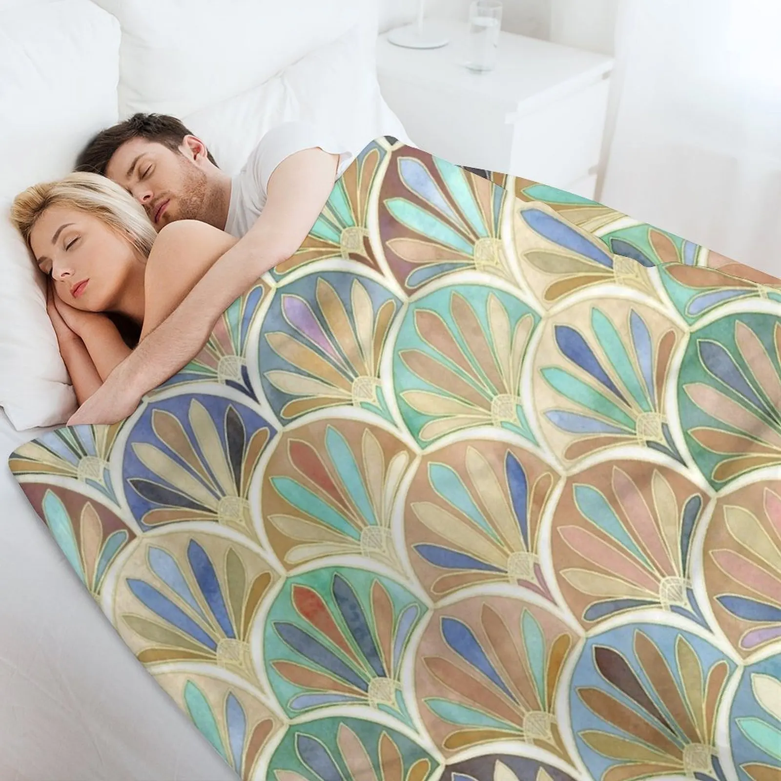 Autumn Neutrals Vintage Twenti - Neutral Throw Blanket avis et prix
