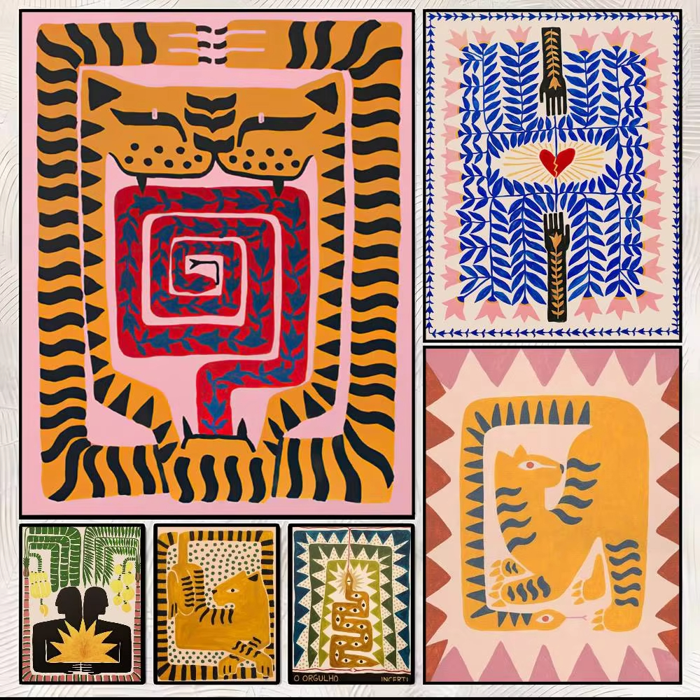 Ancient Egypt Tiger Leopard Cl - Home Decor Scrap avis et prix