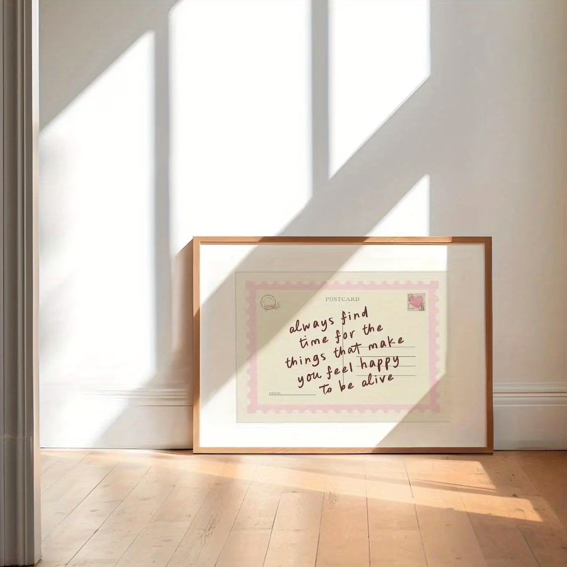 Retro Postcards That Encourage - Home Decor On Wall avis et prix