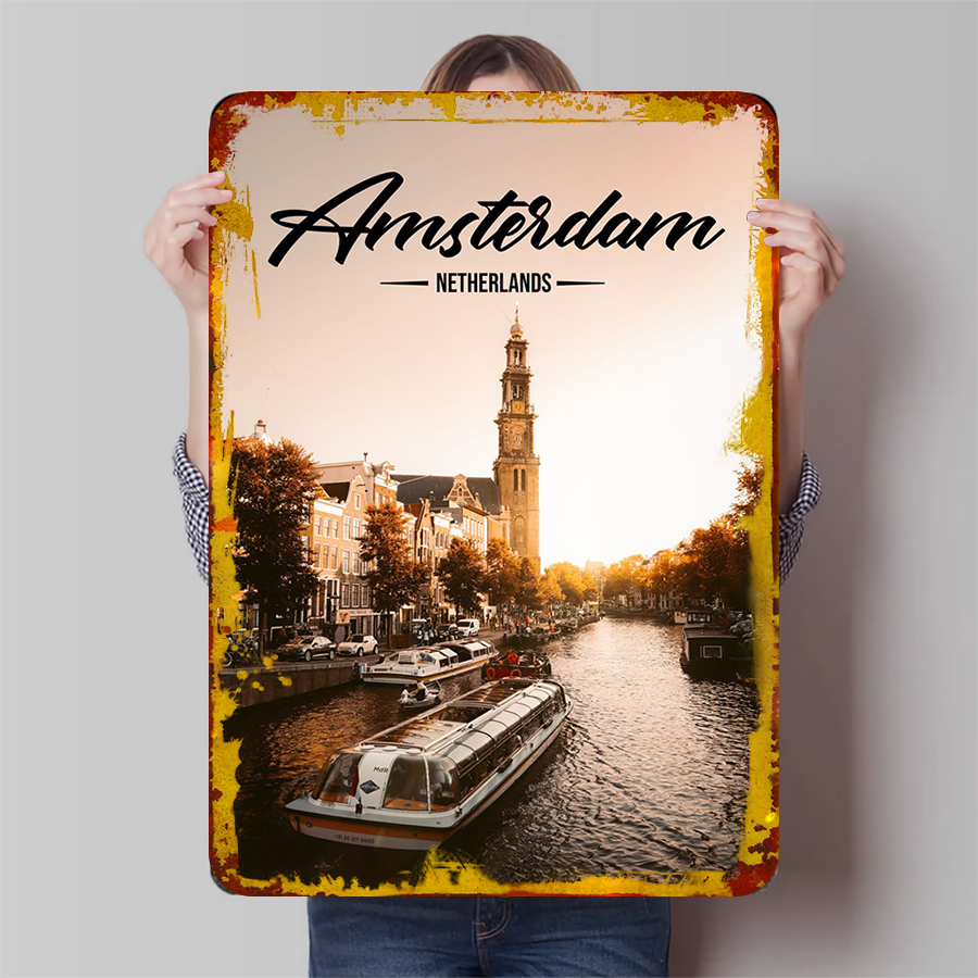 Amsterdam Netherlands Scenery  - Home Decor Netherlands avis et prix