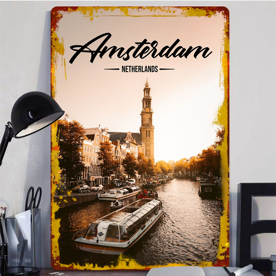 Amsterdam Netherlands Scenery  - Home Decor Netherlands avis et prix