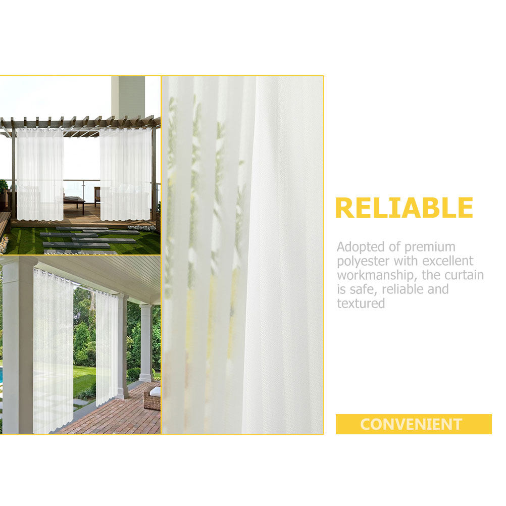 White Sheer Curtain Outdoor Wi - Home Decor Curtains avis et prix