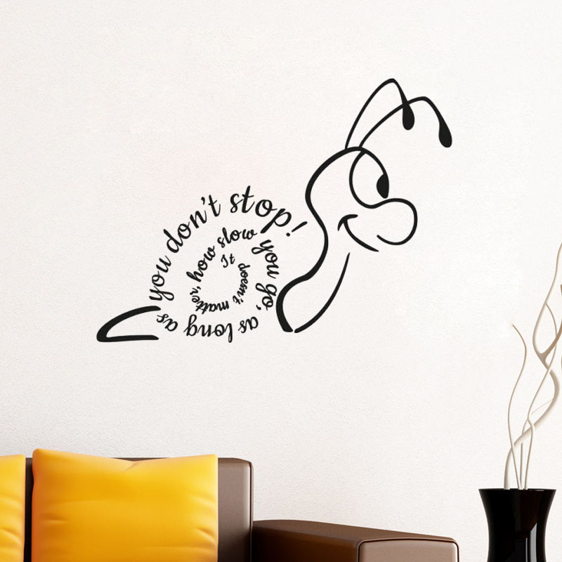 Creative Snail Wall Sticker It - Home Decor How To avis et prix