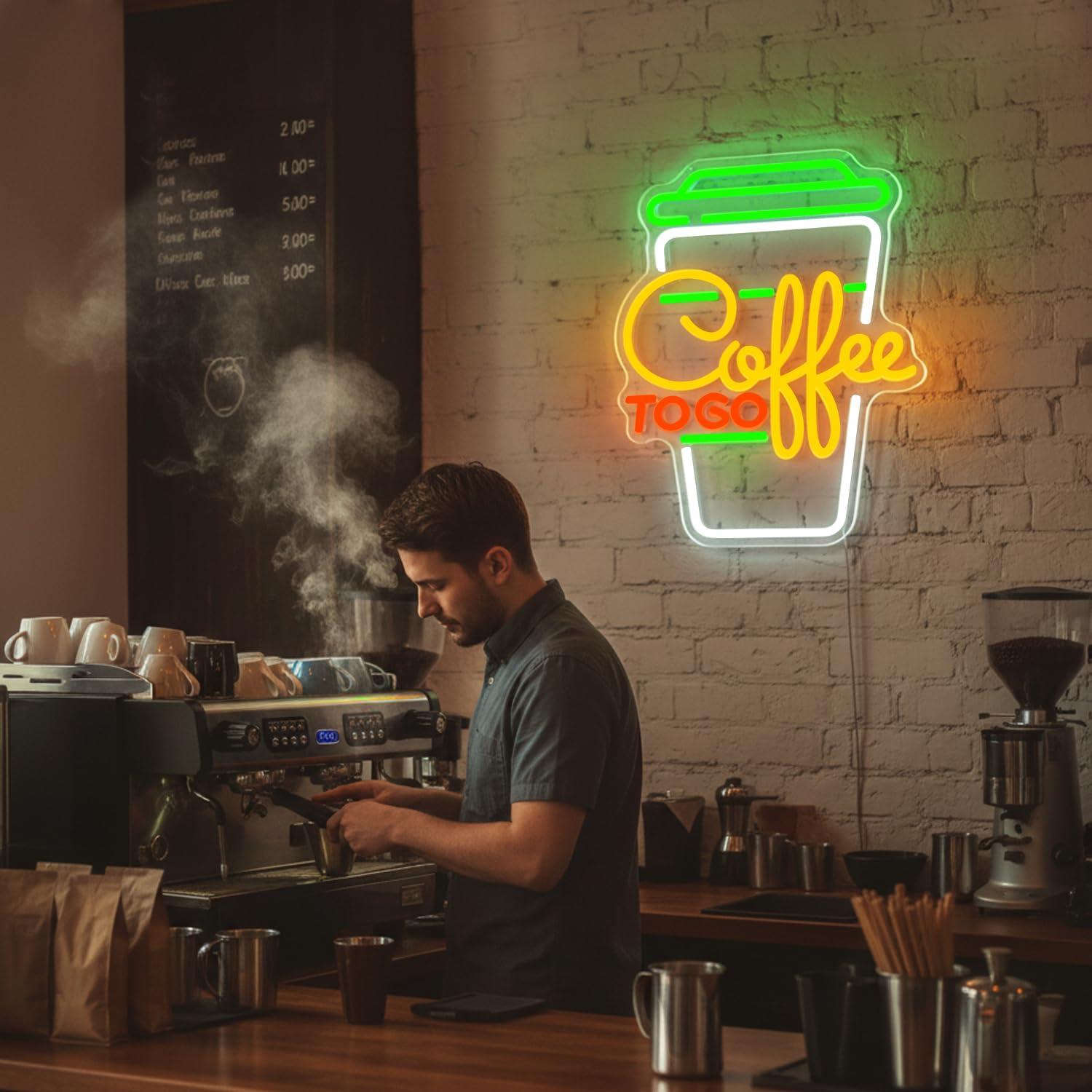 Coffee Neon Sign USB Dimmable  - Home Decor Light avis et prix
