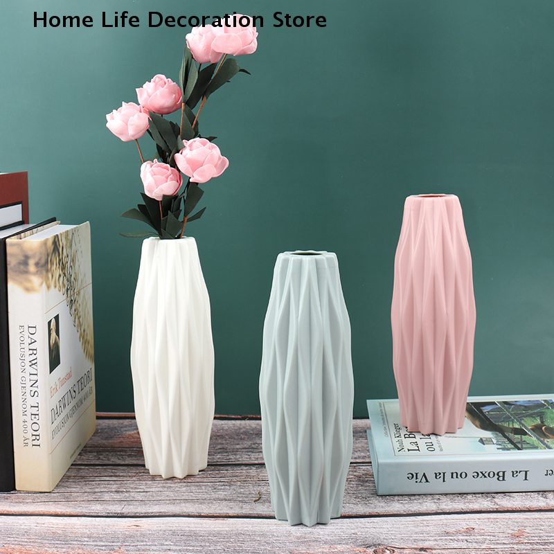 【TG】Modern Nordic Plastic Flow - Glass Vase Nordic avis et prix