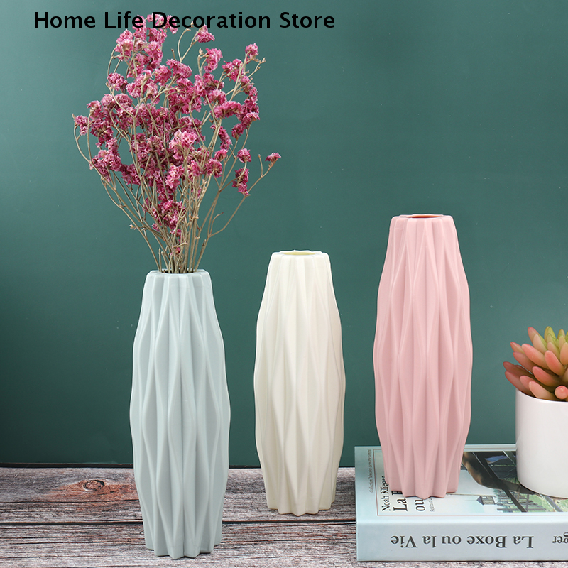 【TG】Modern Nordic Plastic Flow - Glass Vase Nordic avis et prix