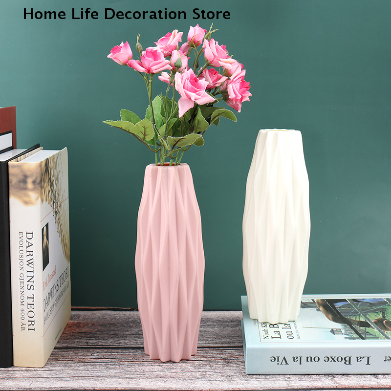 【TG】Modern Nordic Plastic Flow - Glass Vase Nordic avis et prix