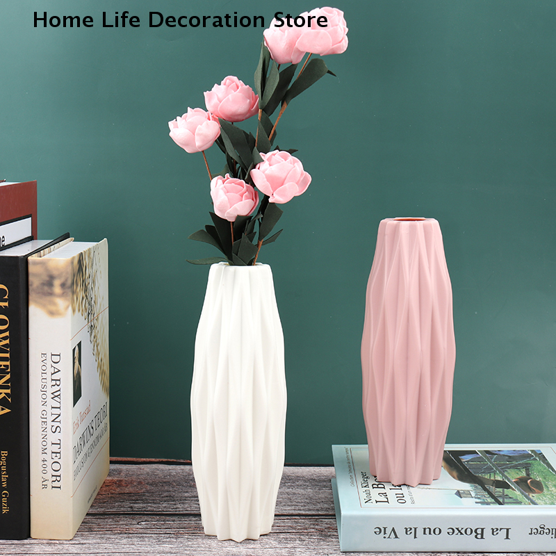 【TG】Modern Nordic Plastic Flow - Glass Vase Nordic avis et prix