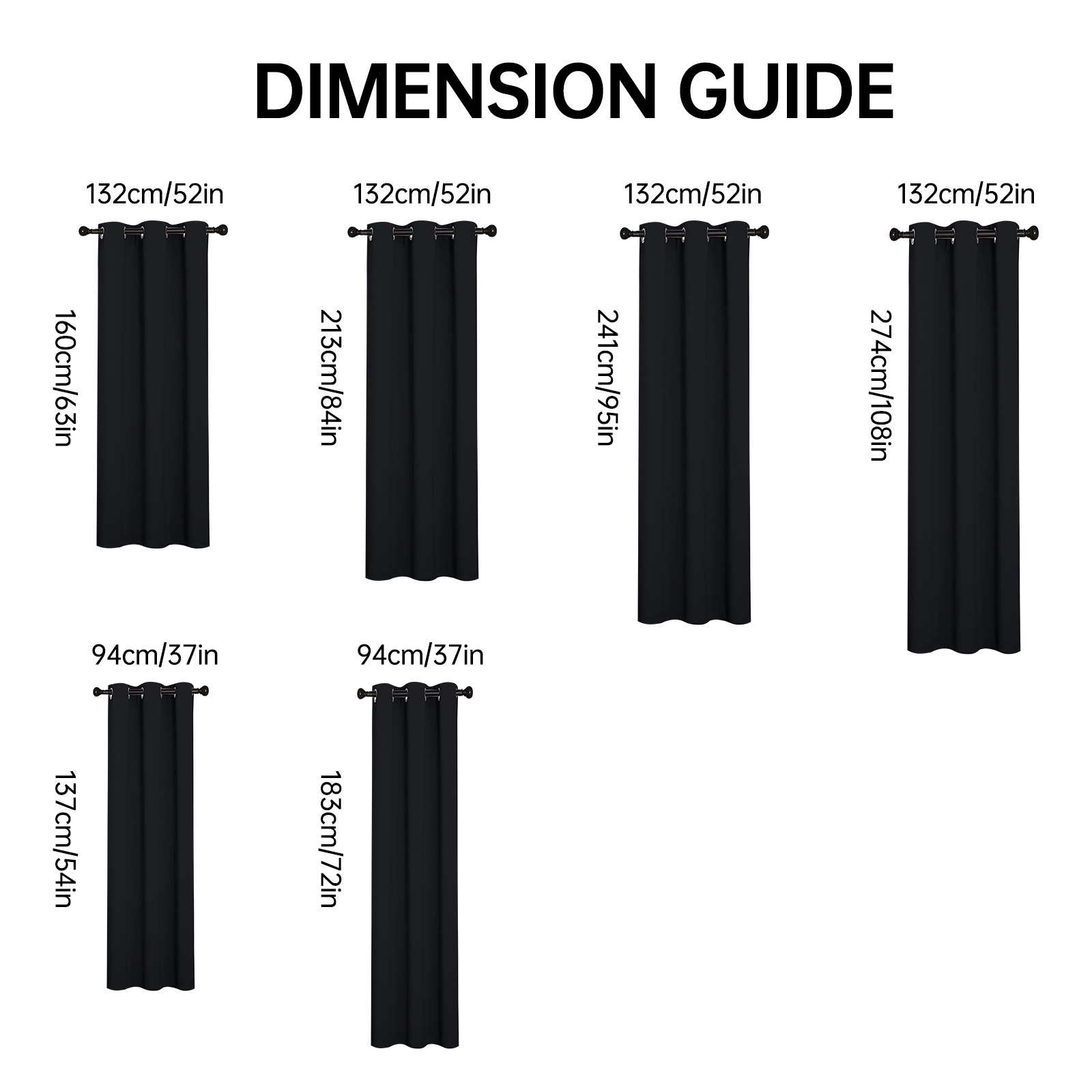 4 Panels 100% Blackout Curtain - Home Decor Curtains avis et prix