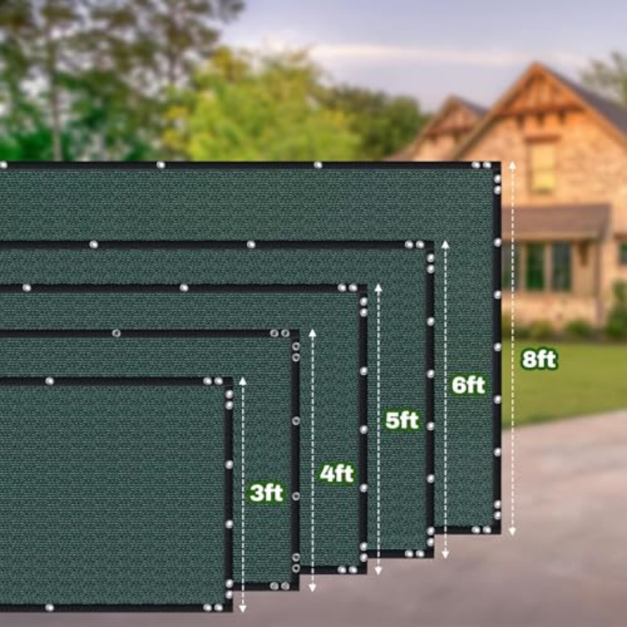 Privacy Screen Fence 4Feet x 5 - Home Decor In avis et prix