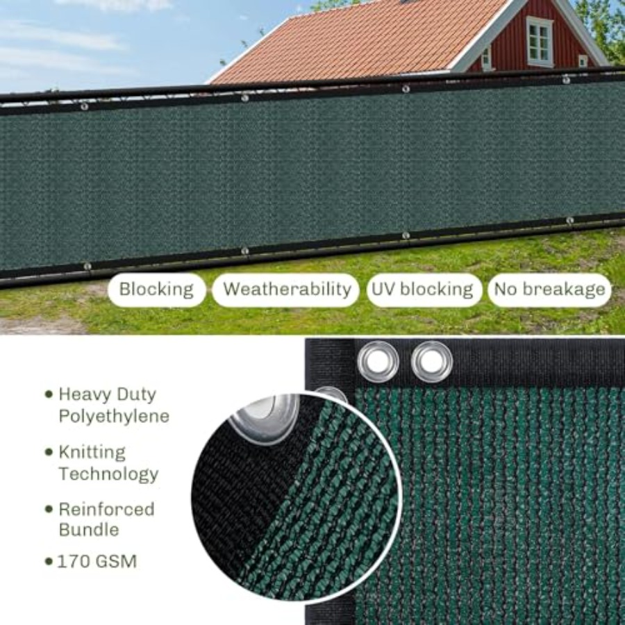 Privacy Screen Fence 4Feet x 5 - Home Decor In avis et prix