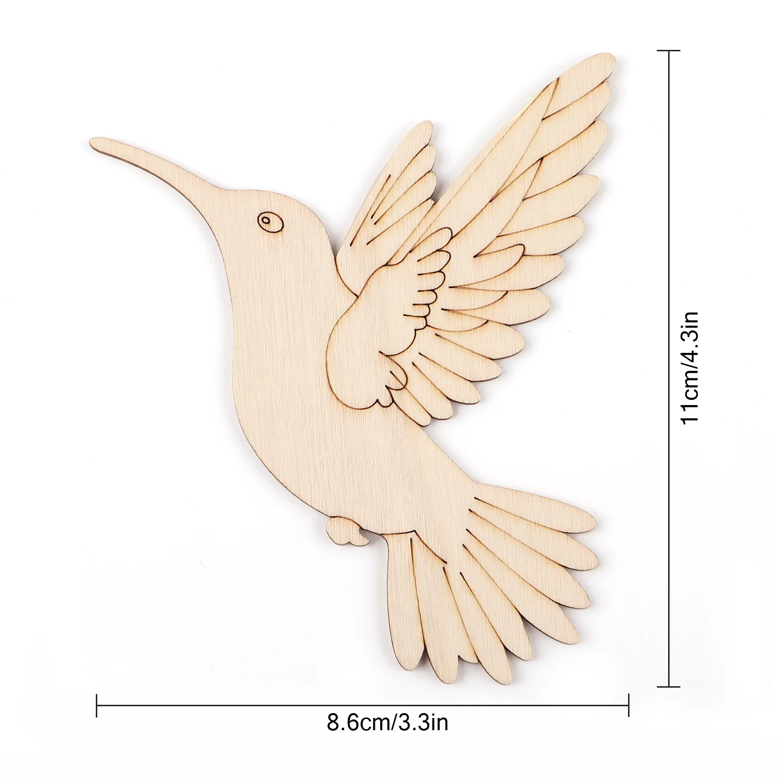 10pcs Unfinished Wood Animal B - Home Decor In avis et prix