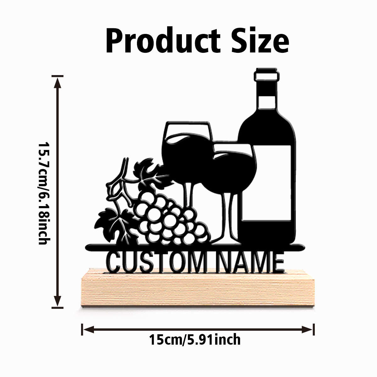 1pc Fun Personalized Custom Wi - Home Decor Kitchen avis et prix