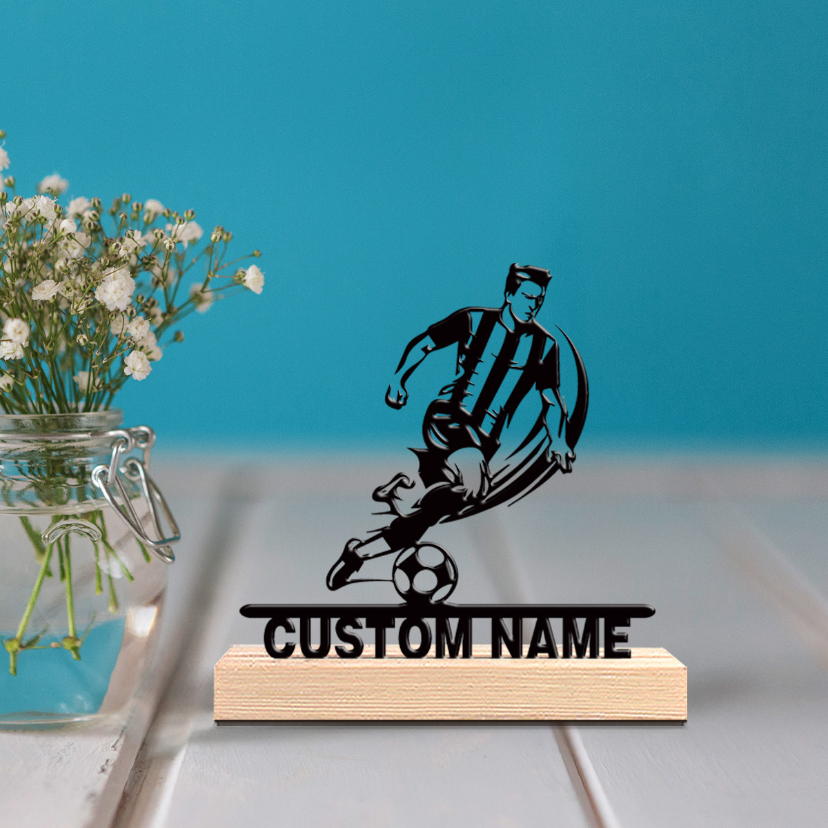1pc Personalized Custom Footba - Home Decor Kitchen avis et prix