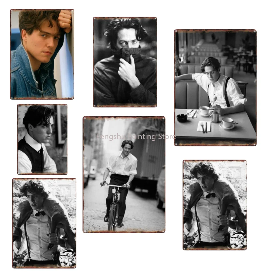 1980Hugh Grant Metal Tin Sign  - Home Decor Ai avis et prix