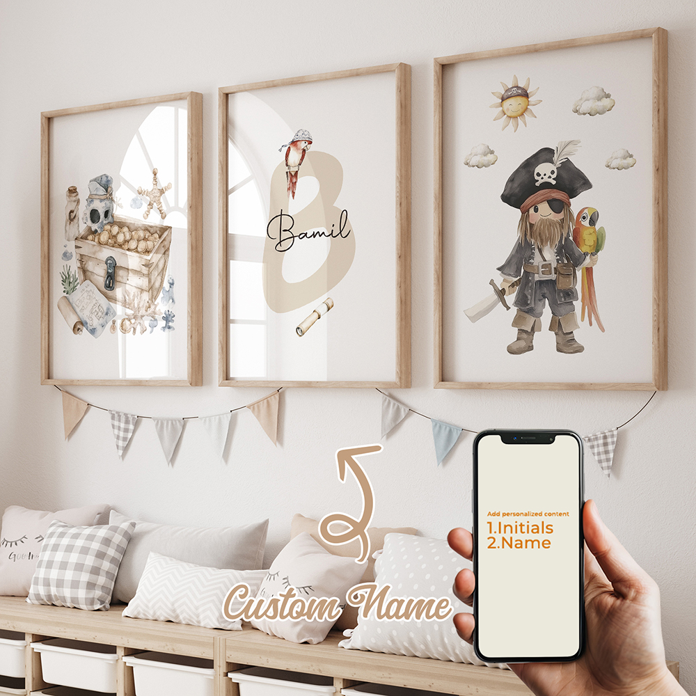 3pcs Personalized Custom Name  - Home Decor On Wall avis et prix