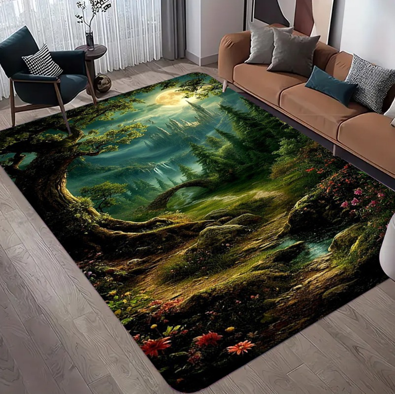 Natural Scenery 3D Carpet for  - Home Decor Retailers avis et prix