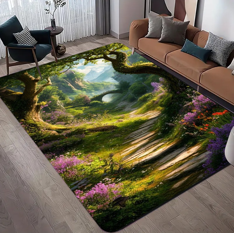 Natural Scenery 3D Carpet for  - Home Decor Retailers avis et prix