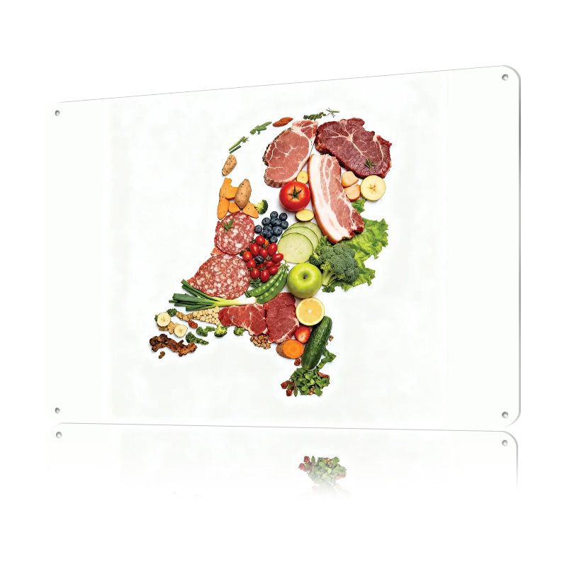 Food Map of Netherlands Made F - Home Decor Netherlands avis et prix